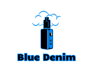 Blue Variable Vape logo design