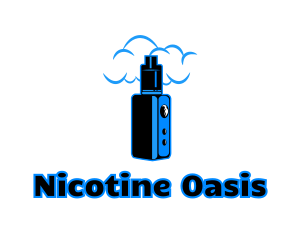 Blue Variable Vape logo design