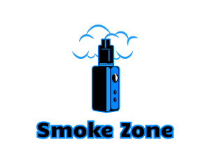 Blue Variable Vape logo design