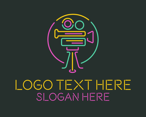 Glowing logo example 2