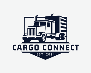 Truck Cargo Logistics logo design