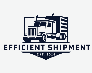 Truck Cargo Logistics logo design