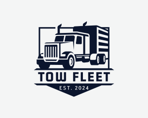 Truck Cargo Logistics logo design