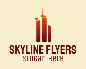 Urban Skyscraper Buildings logo design