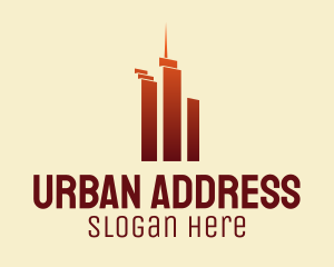 Urban Skyscraper Buildings logo design