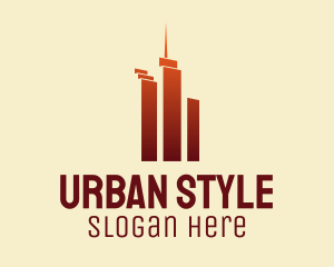 Urban Skyscraper Buildings logo design