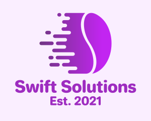 Swift Coffee Bean logo design