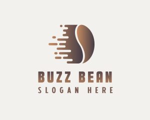 Swift Coffee Bean logo design