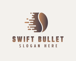 Swift Coffee Bean logo design