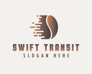 Swift Coffee Bean logo design