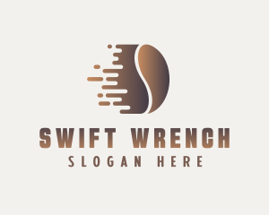 Swift Coffee Bean logo design