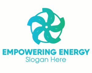 Gradient Energy Turbine logo design