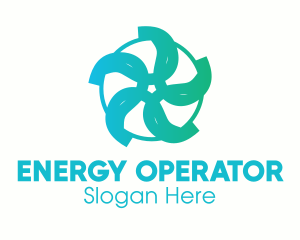 Gradient Energy Turbine logo design