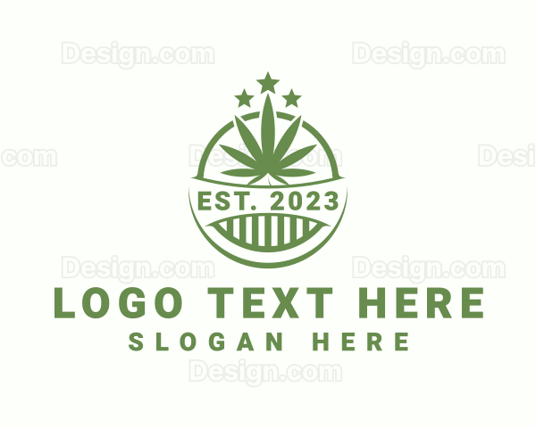 Marijuana Herb Plant Logo