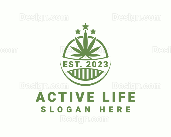 Marijuana Herb Plant Logo