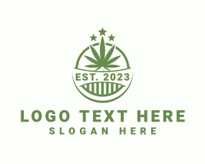 Marijuana Herb Plant logo