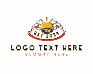 Fries Burger Snack logo