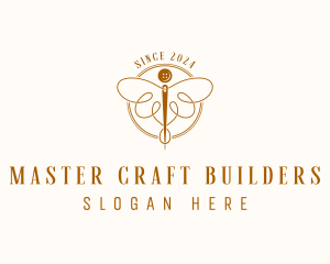 Dressmaking Needle Craft logo design