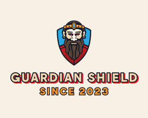 Medieval King Shield logo