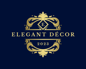 Elegant Ornate Crest logo design