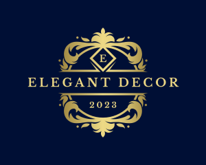 Elegant Ornate Crest logo
