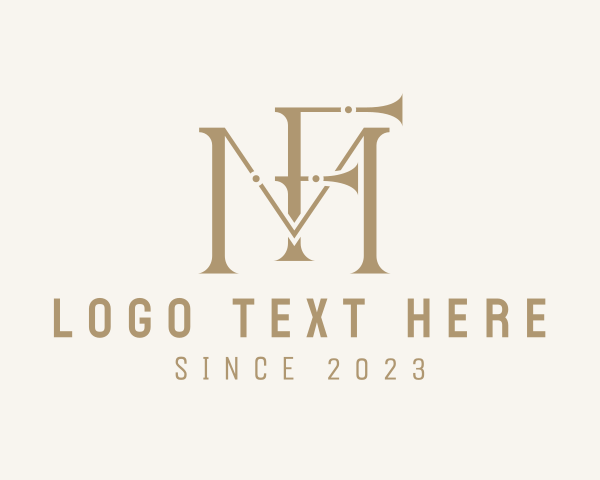 Typography logo example 3