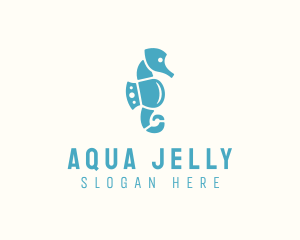 Seahorse Aqua Park logo design