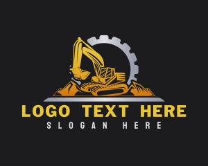 Industry - Industrial Gear Excavator logo design