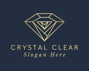 Golden Diamond Jewelry logo design