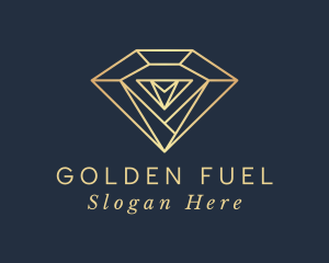 Golden Diamond Jewelry logo design