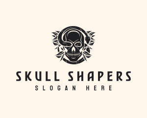 Serpent Skeleton Skull logo