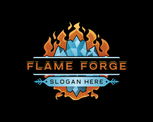 Fire Ice Thermal logo design