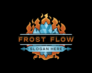 Fire Ice Thermal logo design