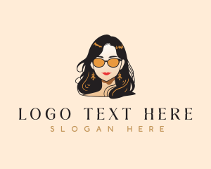 Fashion Woman Sunglasses Logo