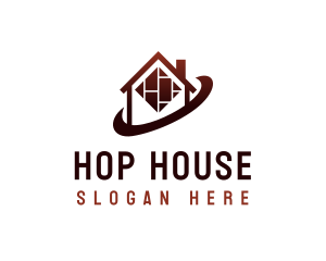 House Floor Tile logo design