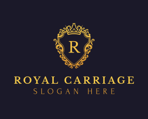 Royal Ornament Shield logo design