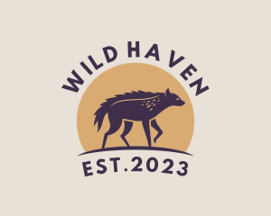 Wild Hyena Safari logo design