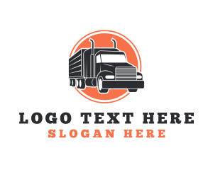 Truck - Trailer Truck Mover logo design
