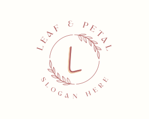Botanical Organic Leaf logo