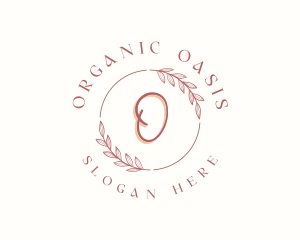 Botanical Organic Leaf logo design