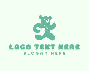 Dentist Bear Tooth logo