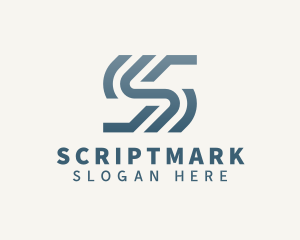 Generic Stripe Letter S logo design