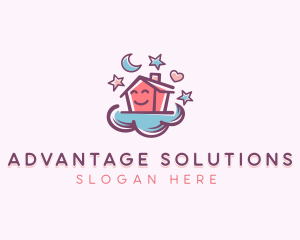 Cloud House Daycare logo design