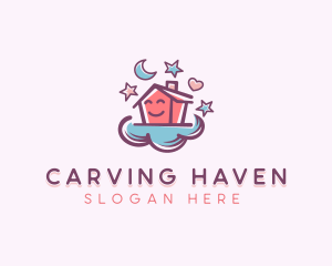 Cloud Home Daycare logo design