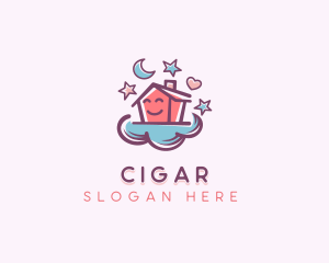 Cloud Home Daycare logo design