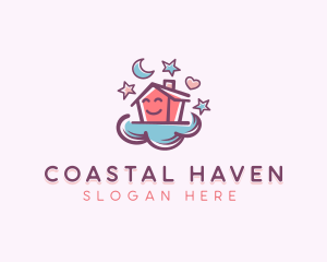 Cloud Home Daycare logo design