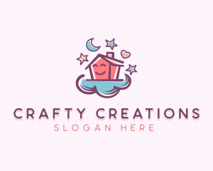 Cloud Home Daycare logo design