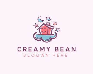 Cloud Home Daycare logo design