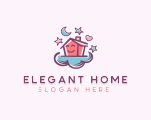 Cloud Home Daycare logo design