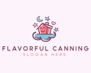 Cloud Home Daycare logo design